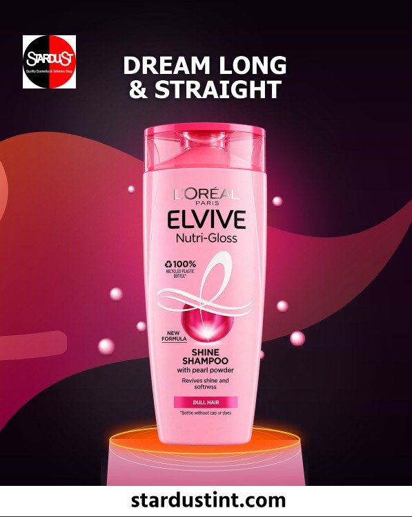 L’Oreal Elvive Nutri-Gloss Shine Shampoo 400ml