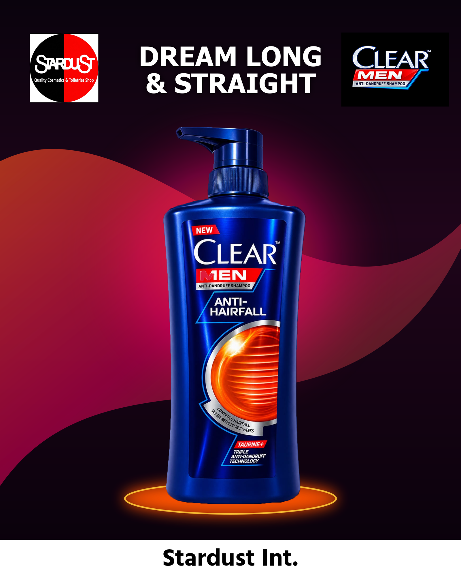 Clear Men Anti Hairfall Shampoo 650ml