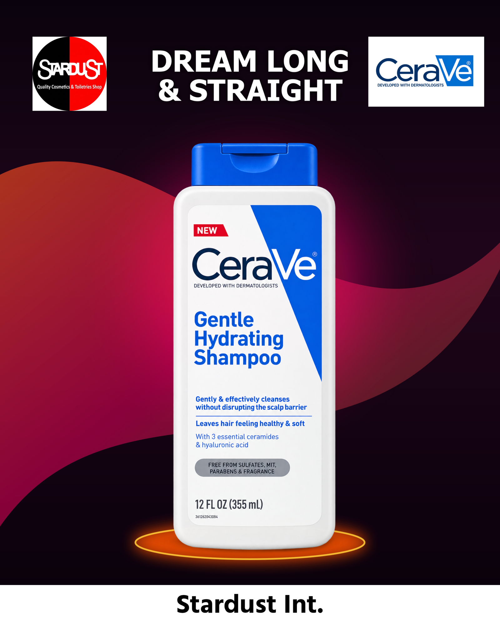 CeraVe Gentle Hydrating Shampoo 355 ml