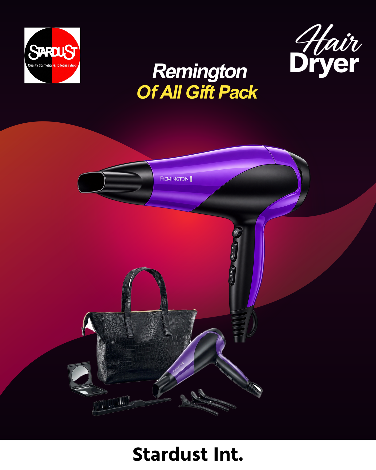 Remington 2200W ionic hair dryer