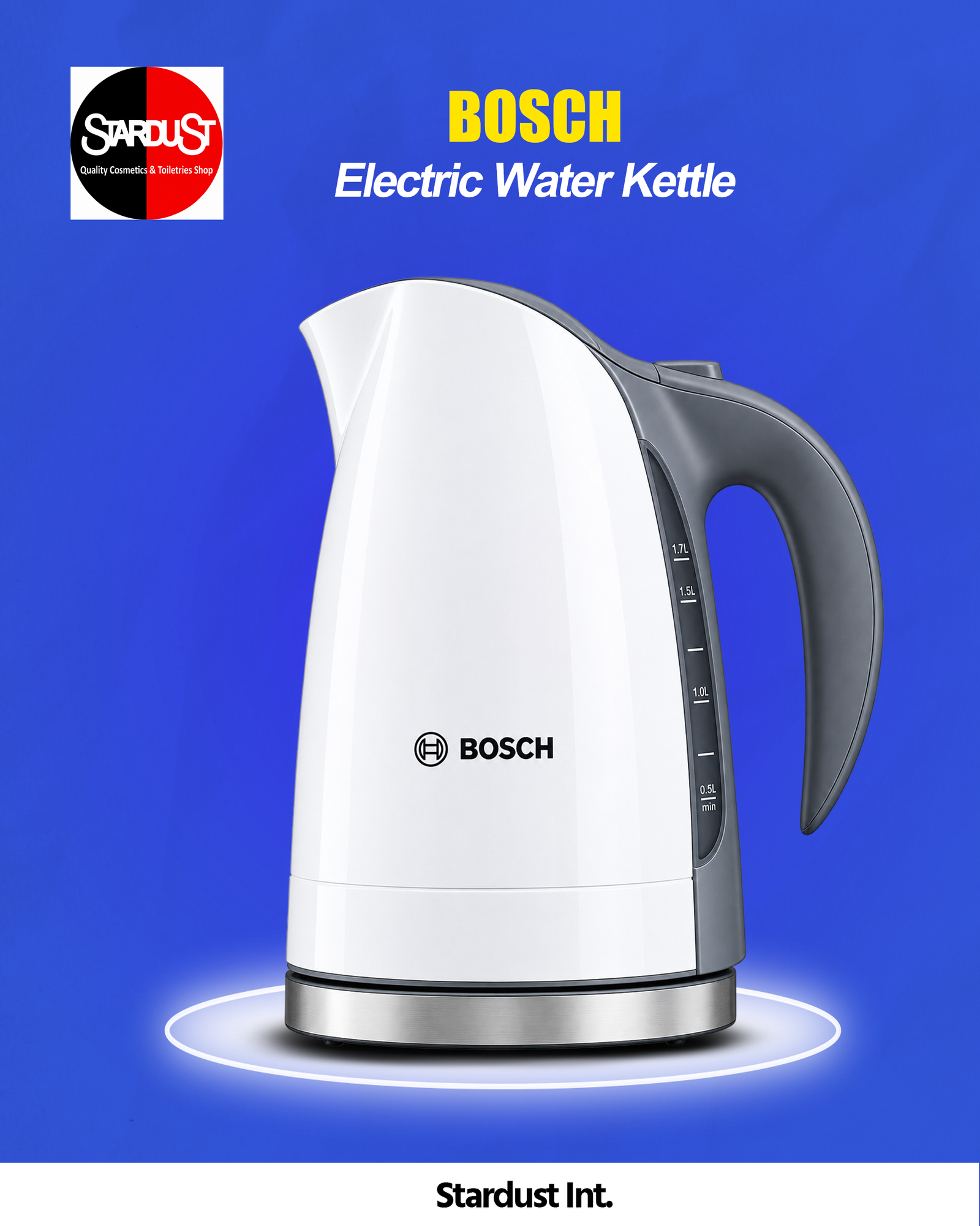Bosch TWK 6001 / TWK6031GB Electric Water Kettle - 1.7-liter