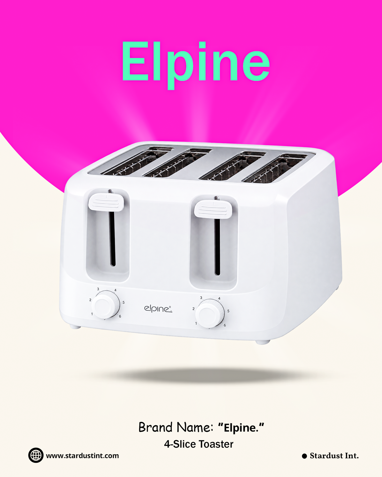 Elpine 4-Slice Toaster
